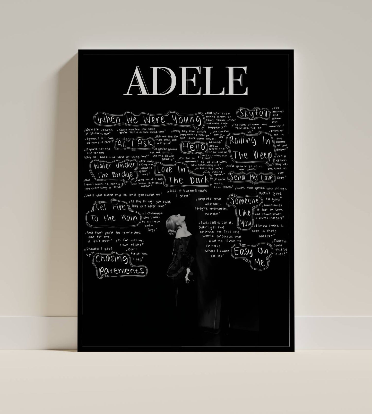 Adele Poster Frame