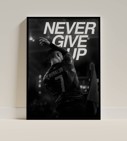 Ronaldo Never Give Up Frame