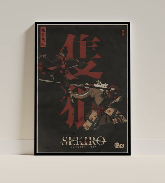 Sekiro Shadows Die Twice Game Poster Frame