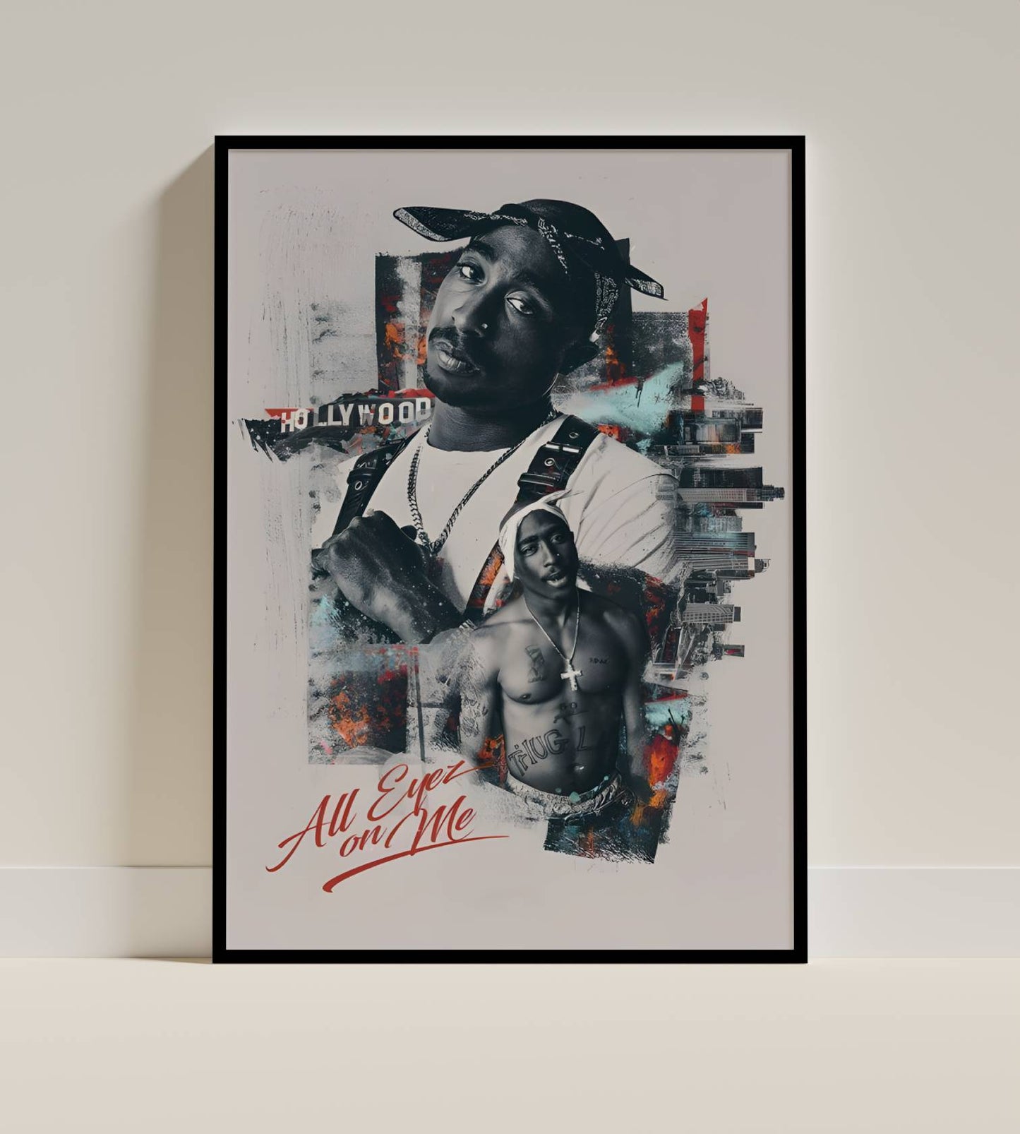 Tupac All Eyez on Me Poster Frame