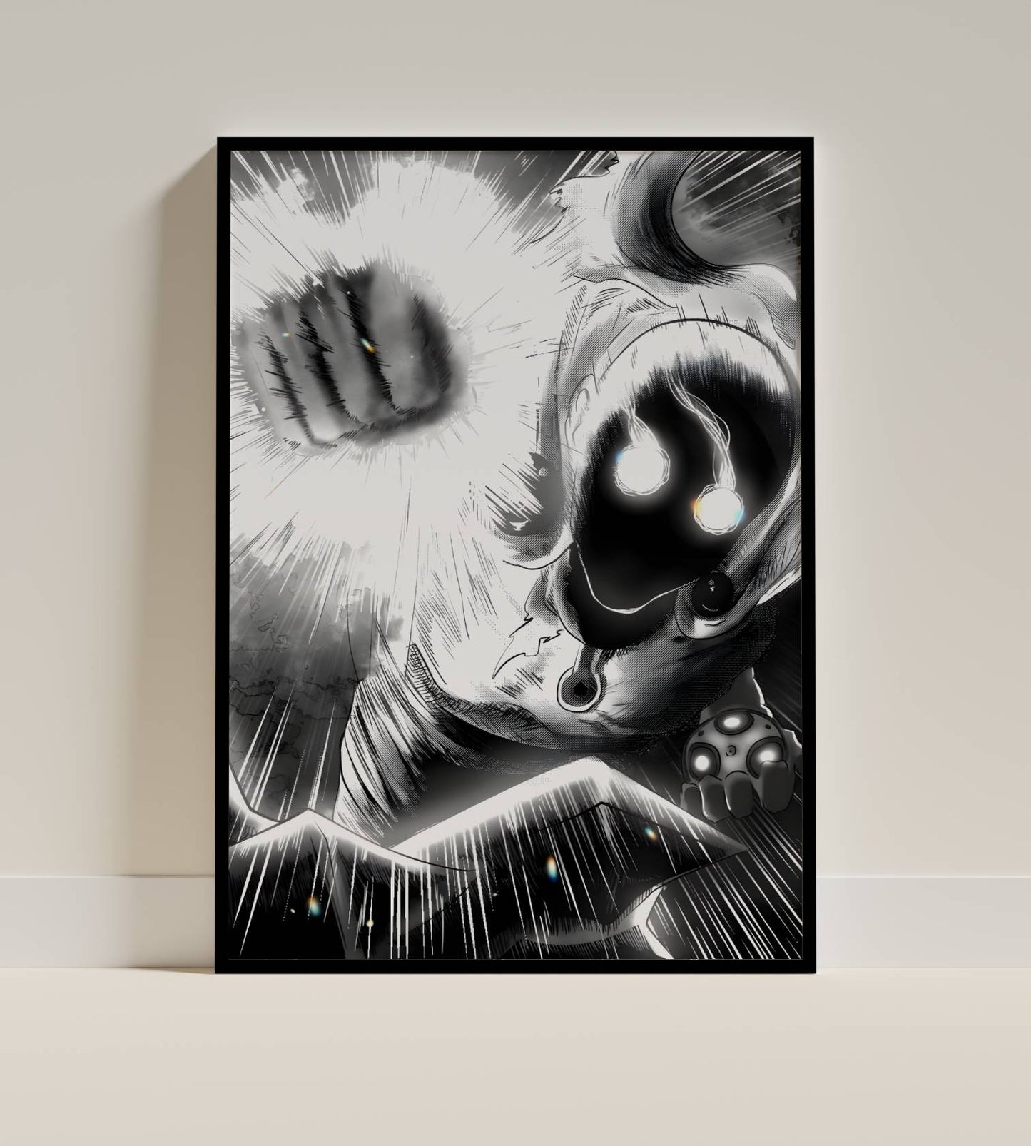 SERIOUS Punch Art Poster Frame
