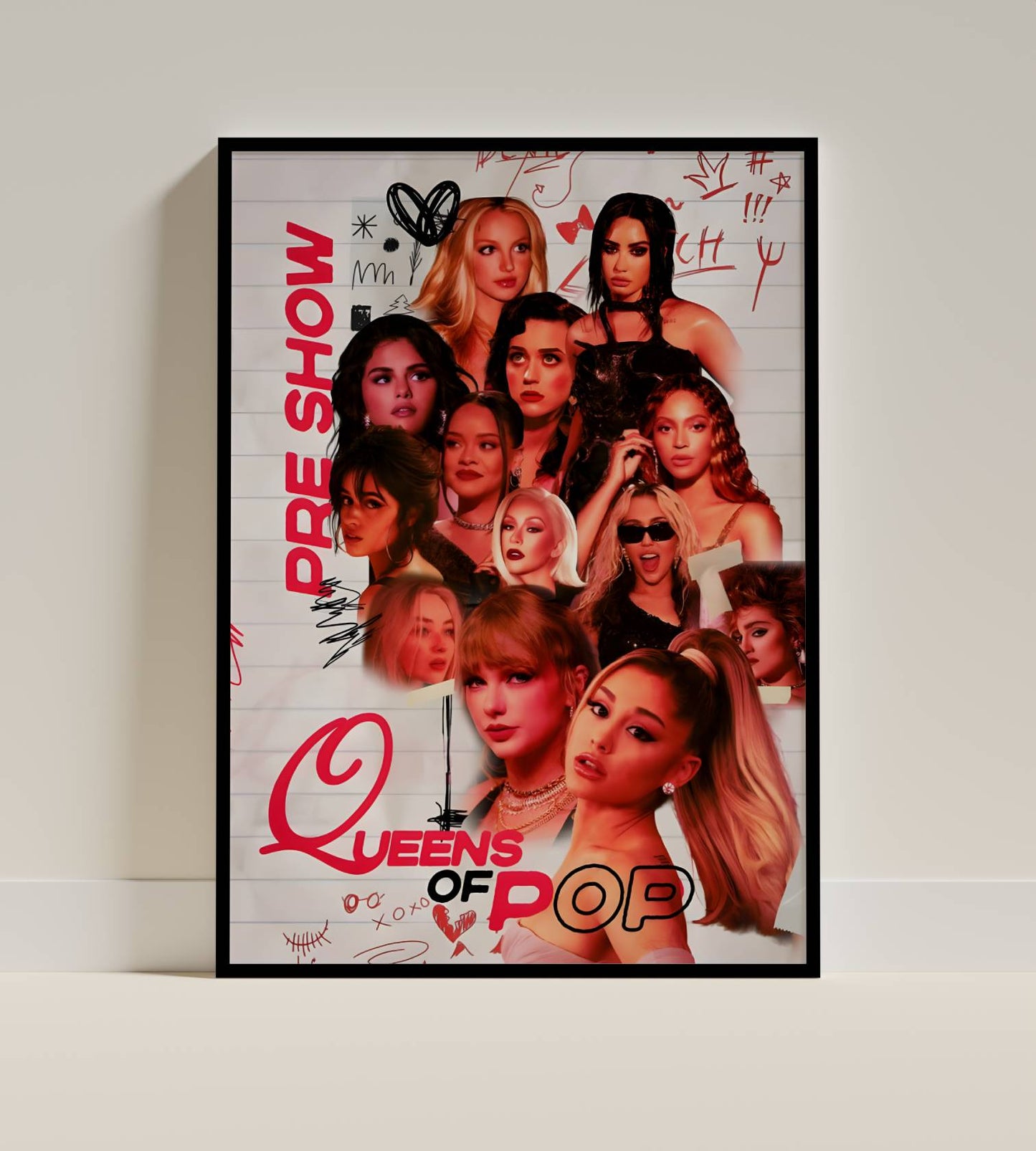 Queen of Pop Collage Frame