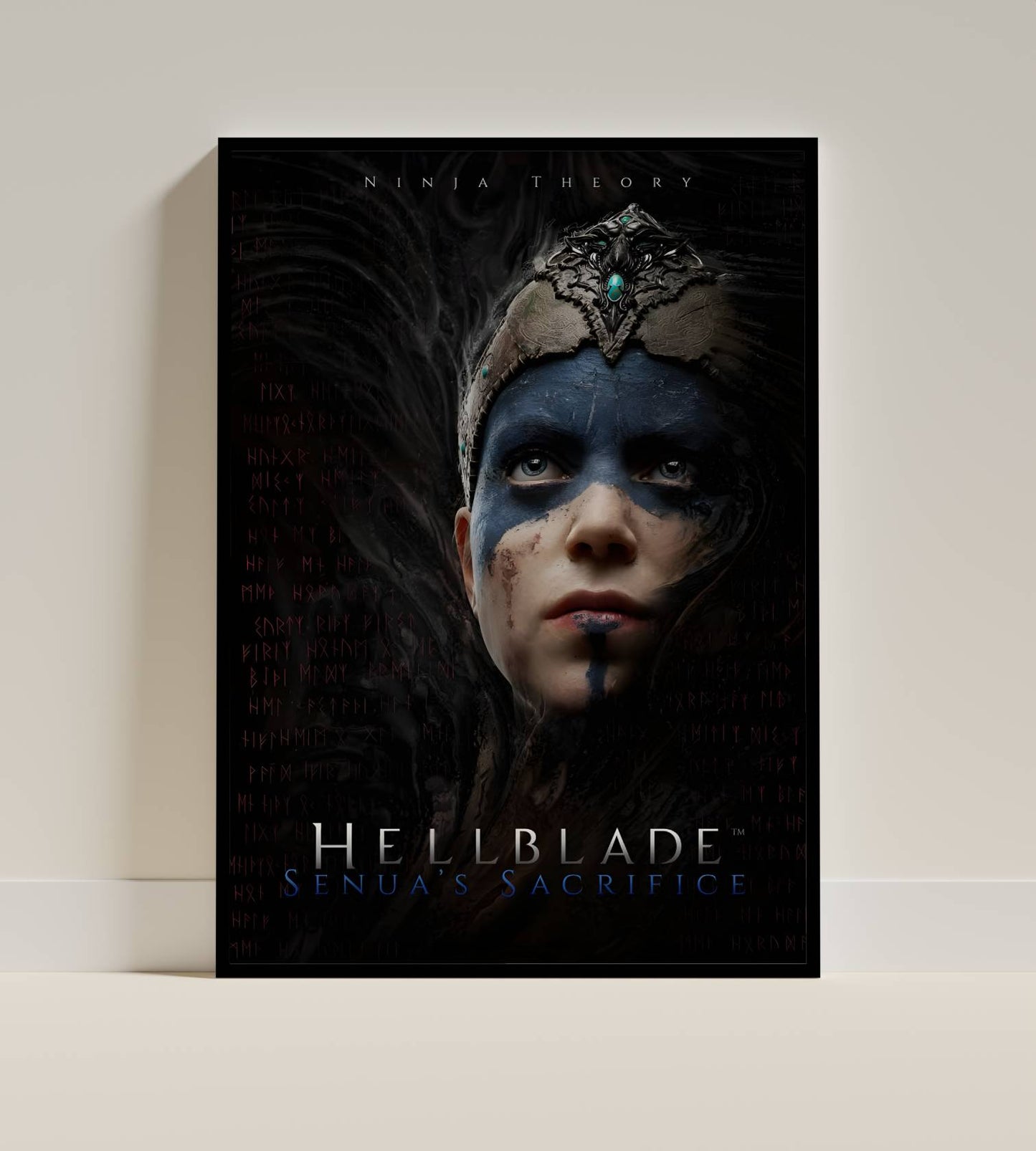 Hellblade Senua's Sacrifice Game Poster Frame