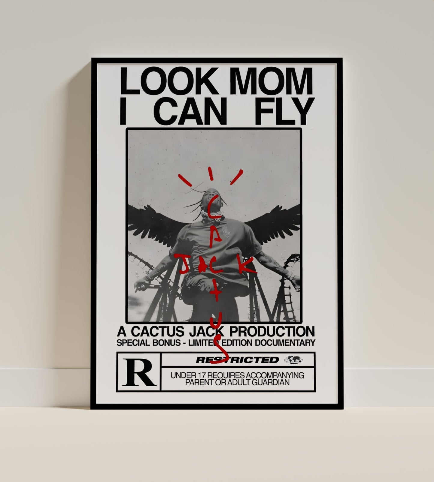 Travis Scott Look Mom I Can Fly Frame