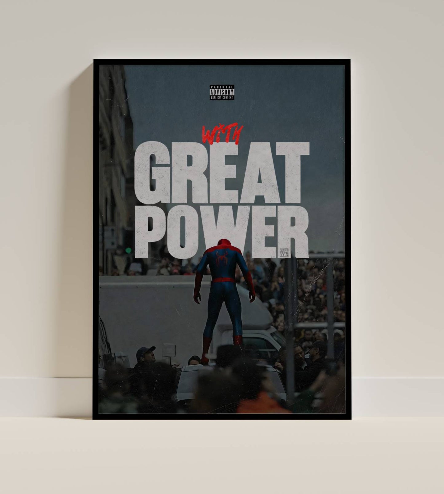 Great Power Motivational (Spider-Man: BND) Wall Art Frame
