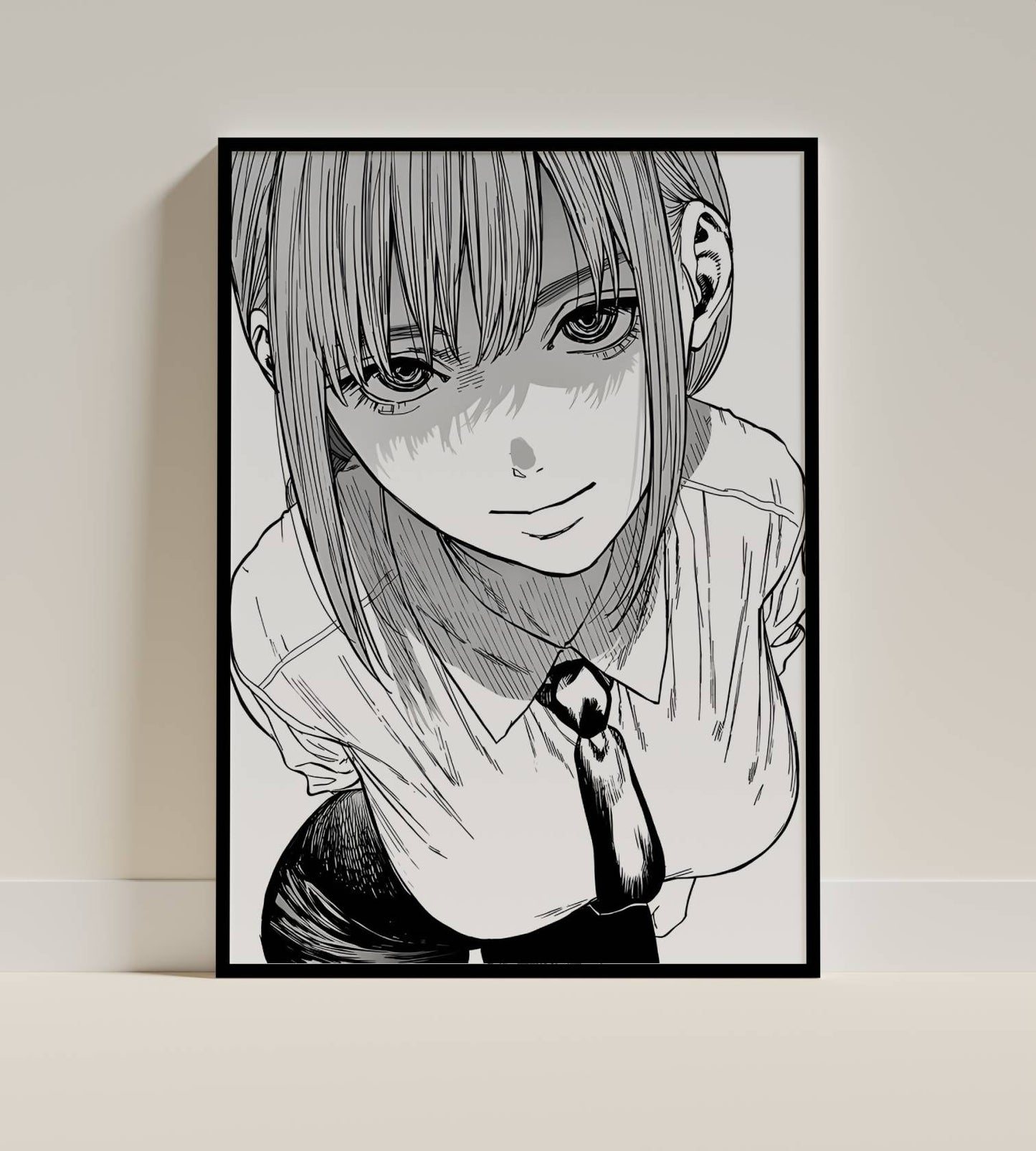 Makima Art Poster Frame