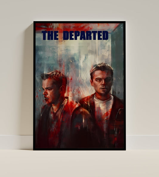 The Departed Scorsese Crime Thriller Iconic Movie Poster Frame