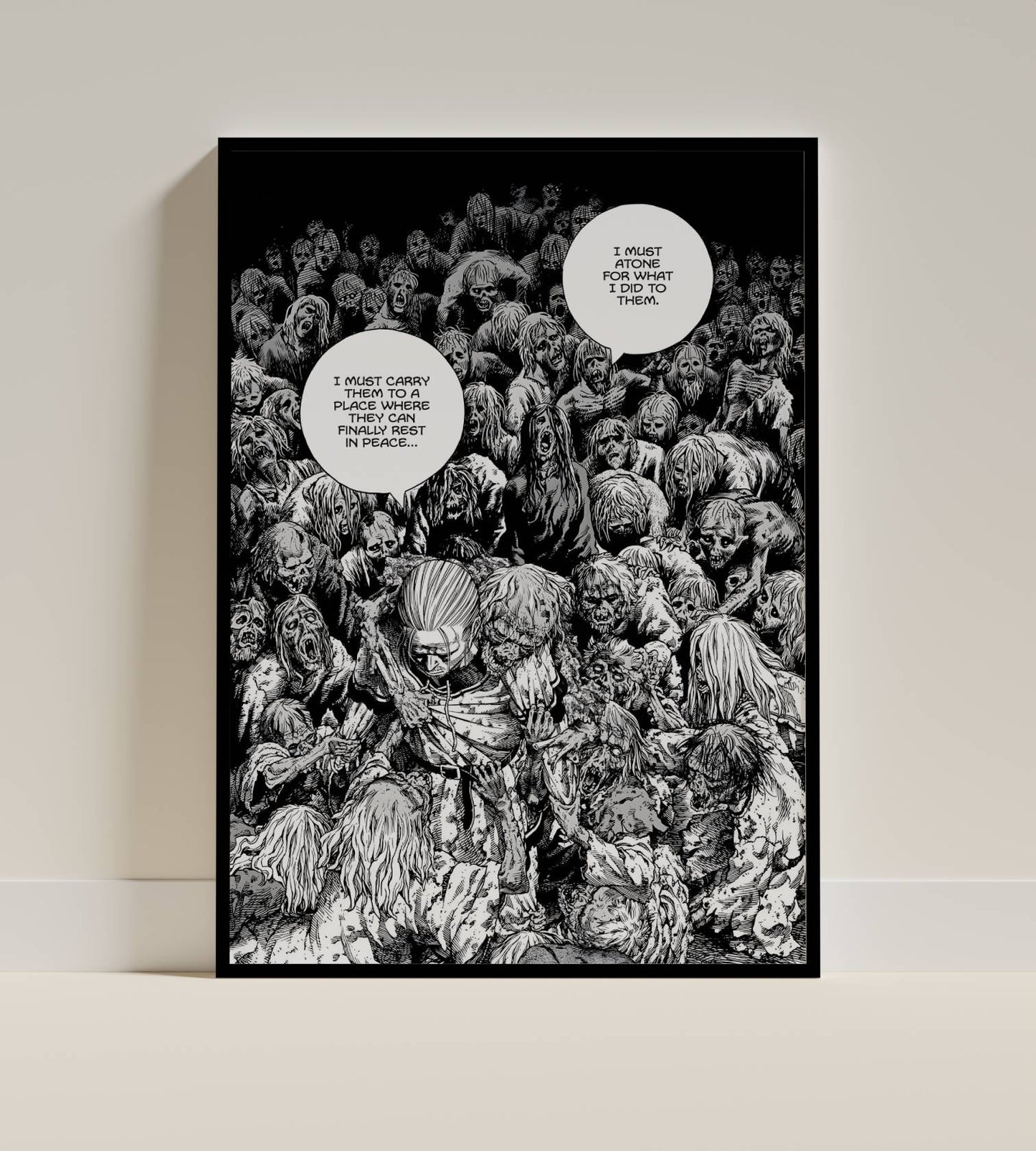 Vinland Saga (Carry 'em in the Back)Art Poster Frame