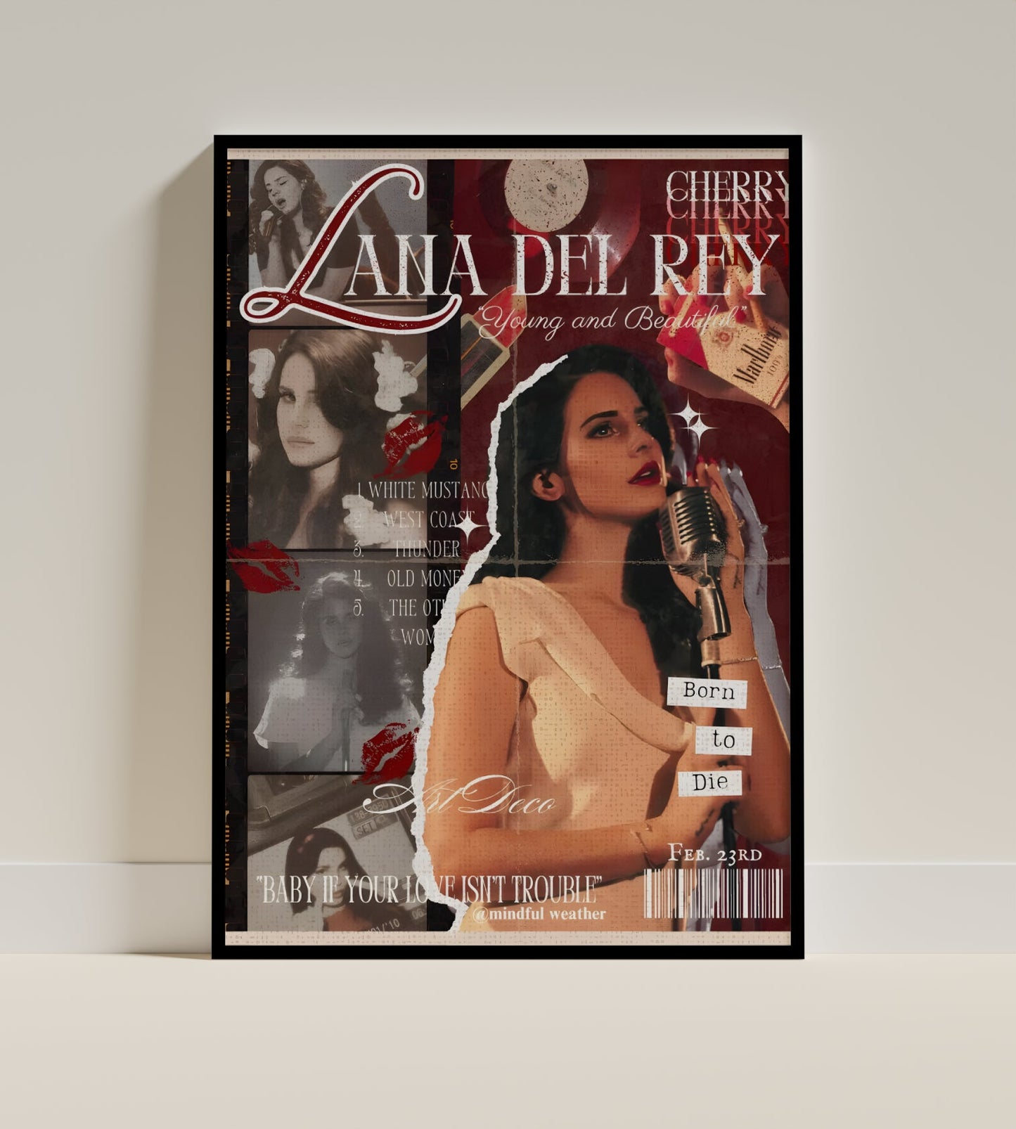 Lana Del Rey Poster Frame