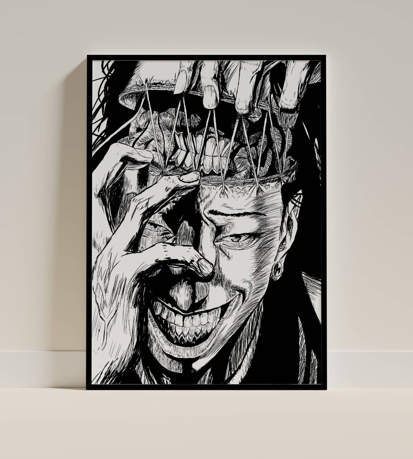 JJK  Kenjaku Art Poster Frame