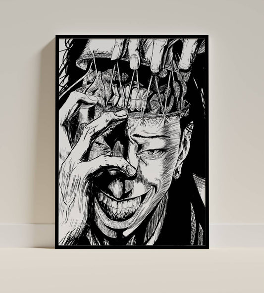 JJK  Kenjaku Art Poster Frame