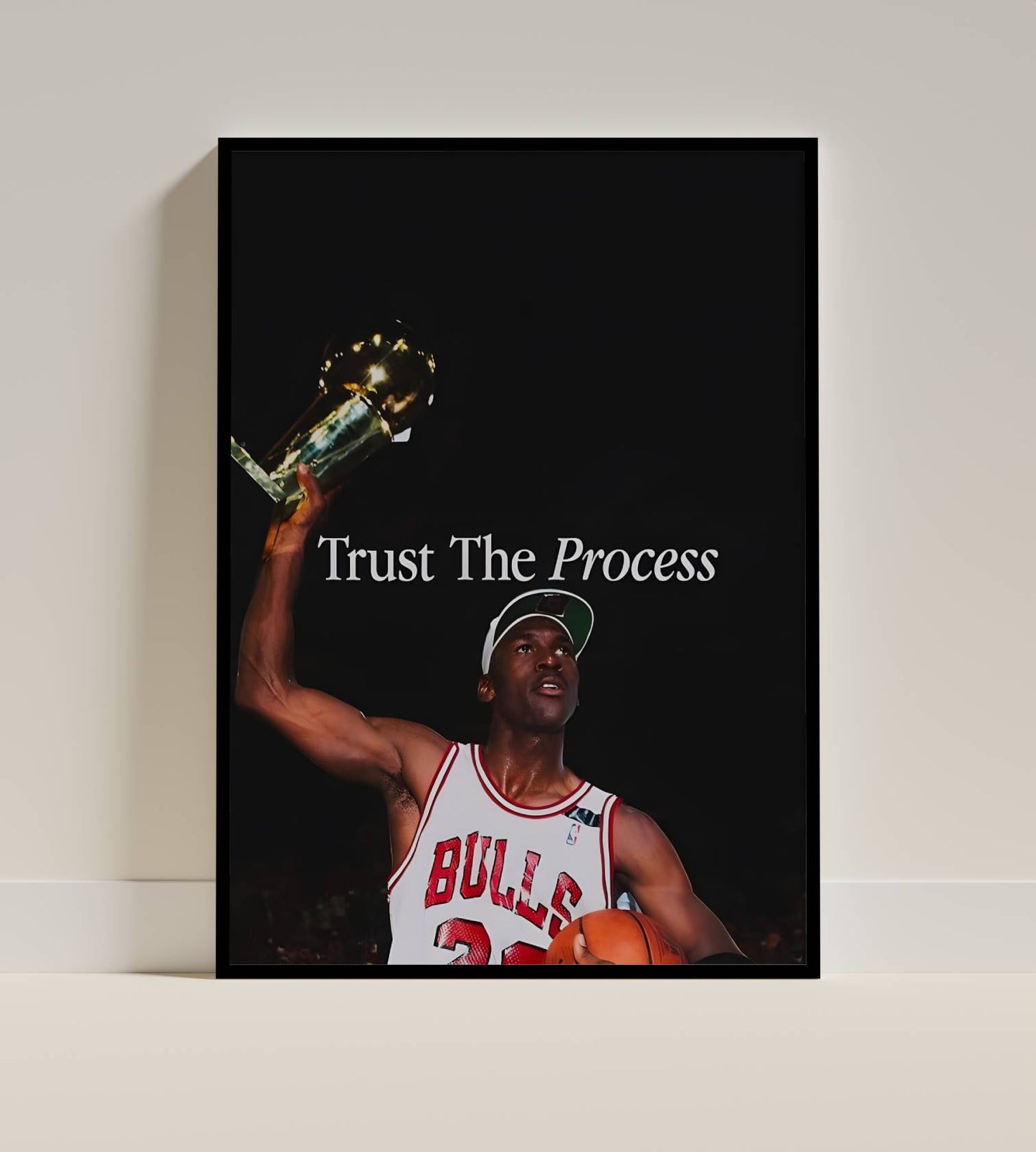 Michael Jordan Trust the Process Frame