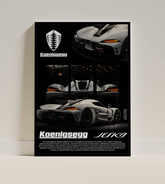 Koenigsegg Jesko Hypercar Frame