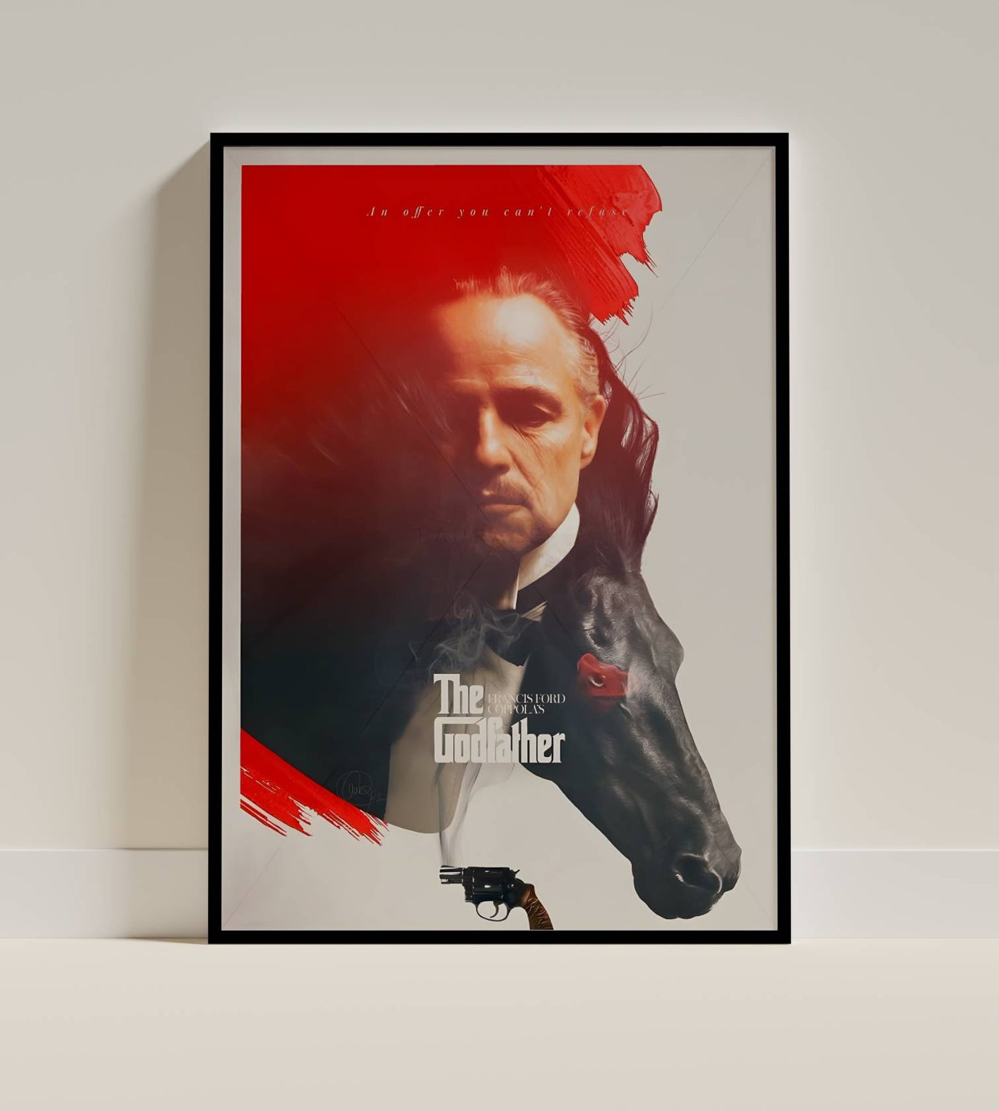 The God Father Portrait Art Frame