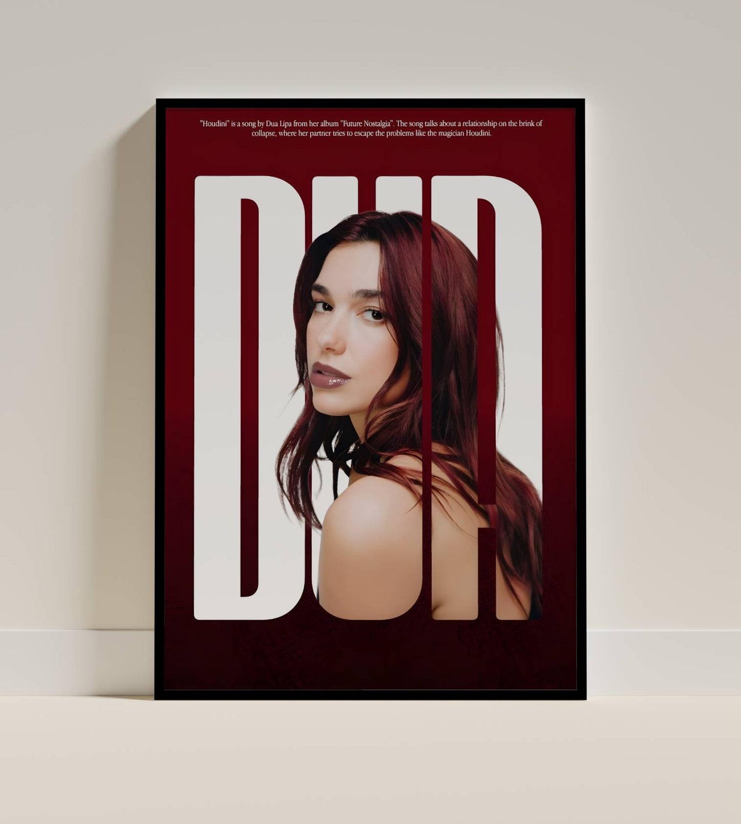 Dua Lipa Poster Frame