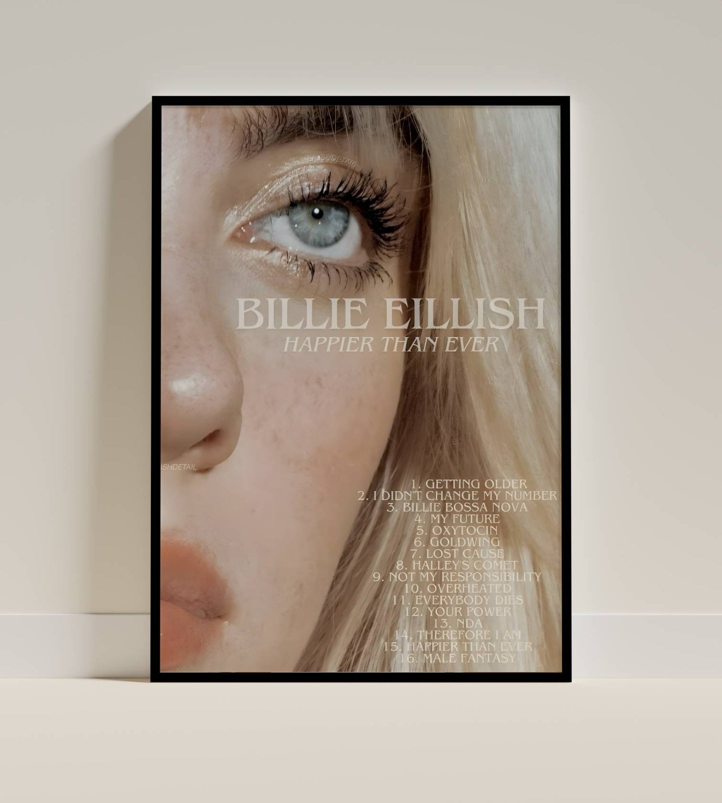 Billie Eilish Poster Frame