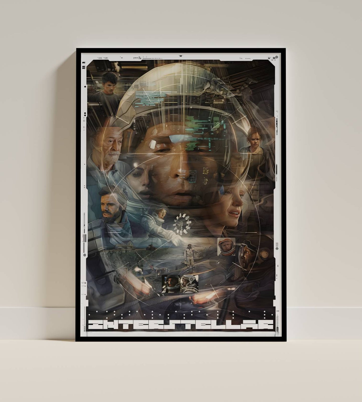 Christopher Nolan's "Interstellar" Art Frame