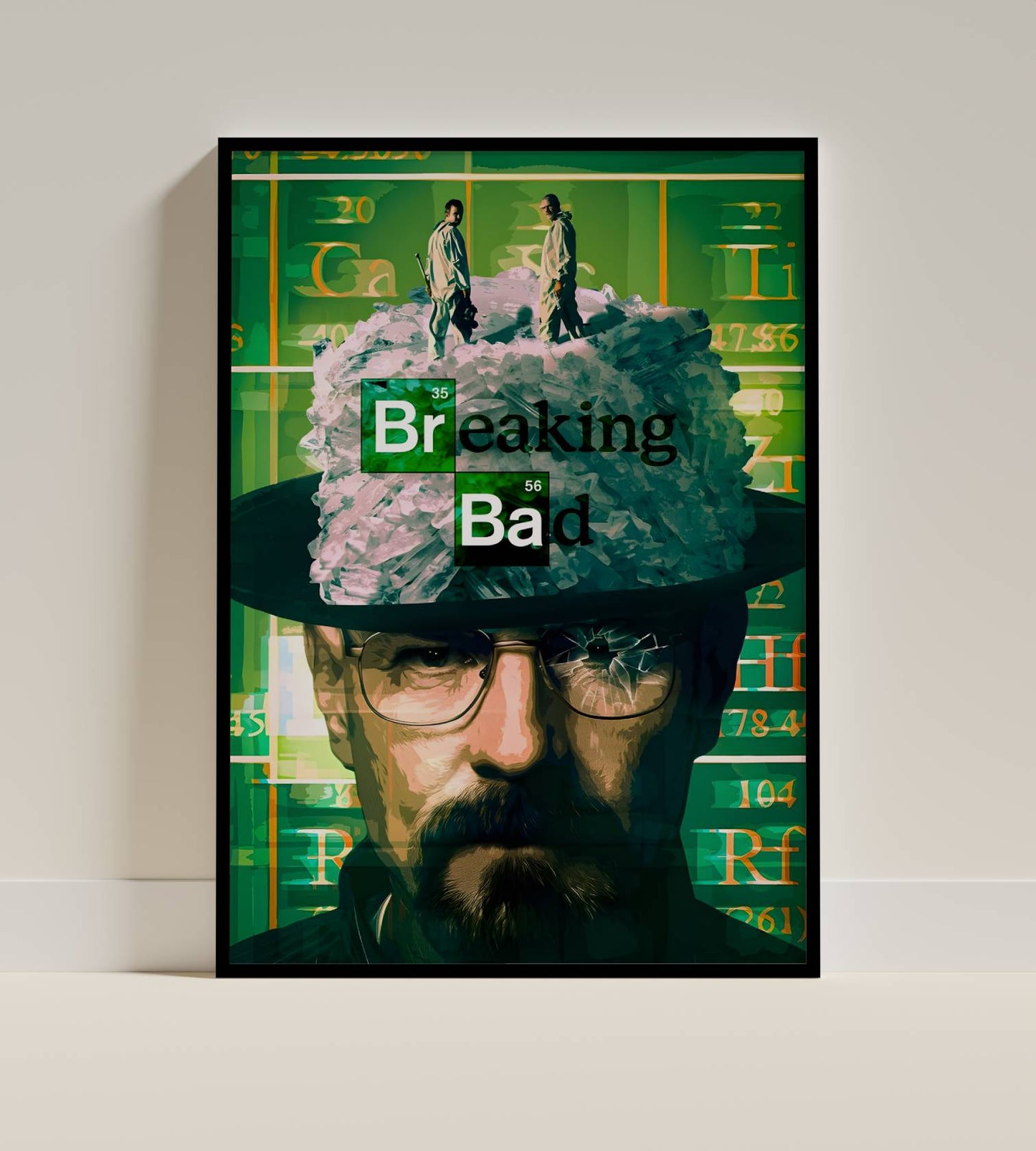 Breaking Bad Bold Portrait Art Frame