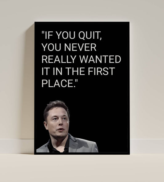 Elon Musk Never Quit Frame