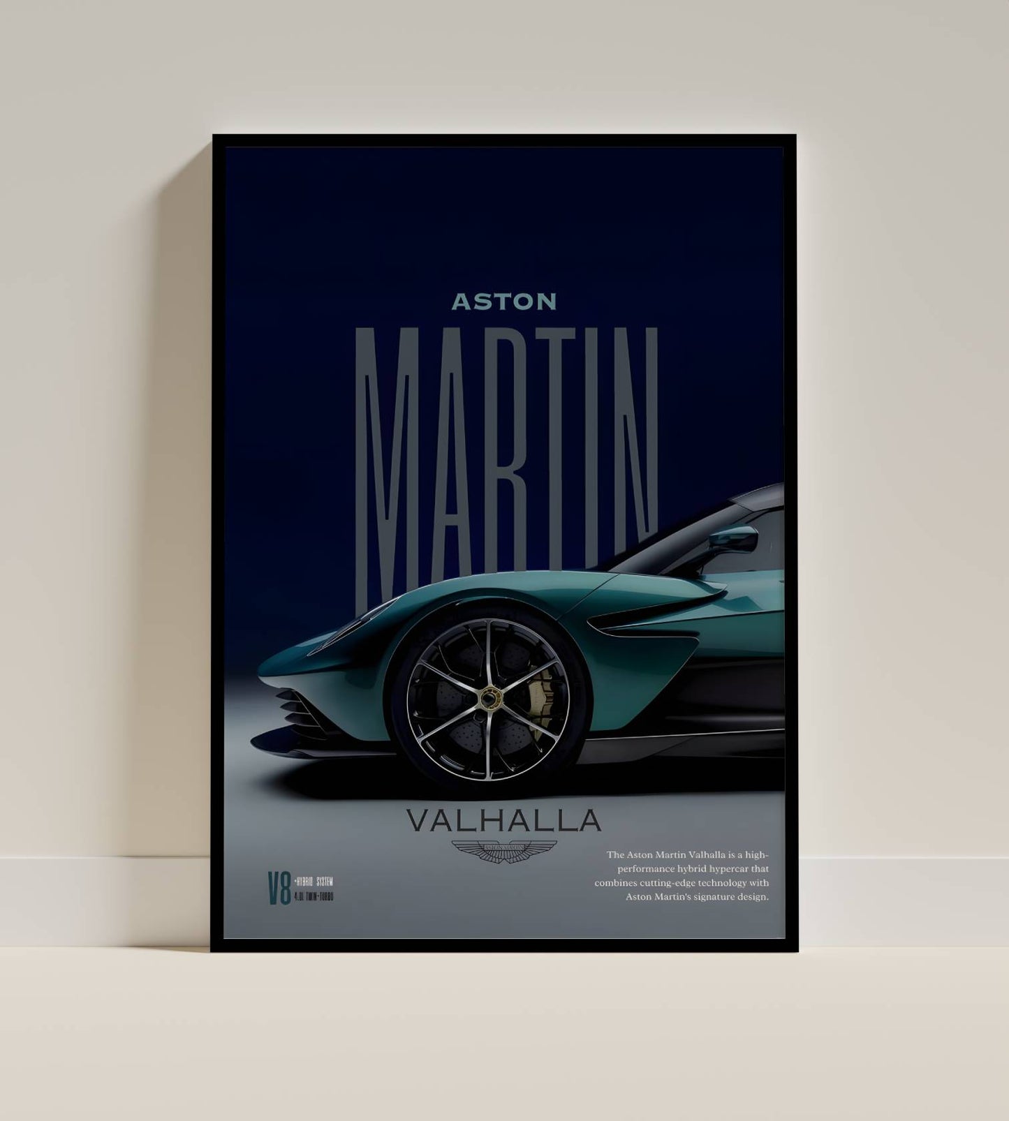 Aston Martin Car Poster Frame