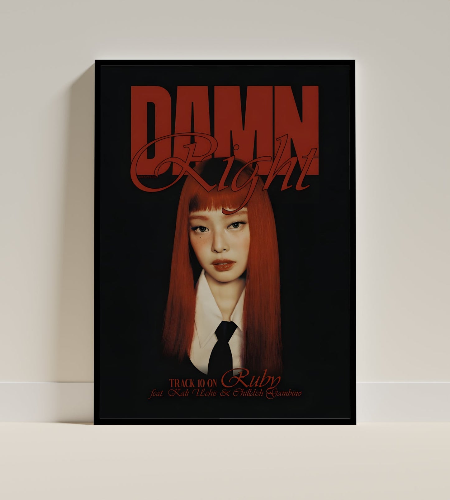 Jennie DAMN RIGHT Album Frame
