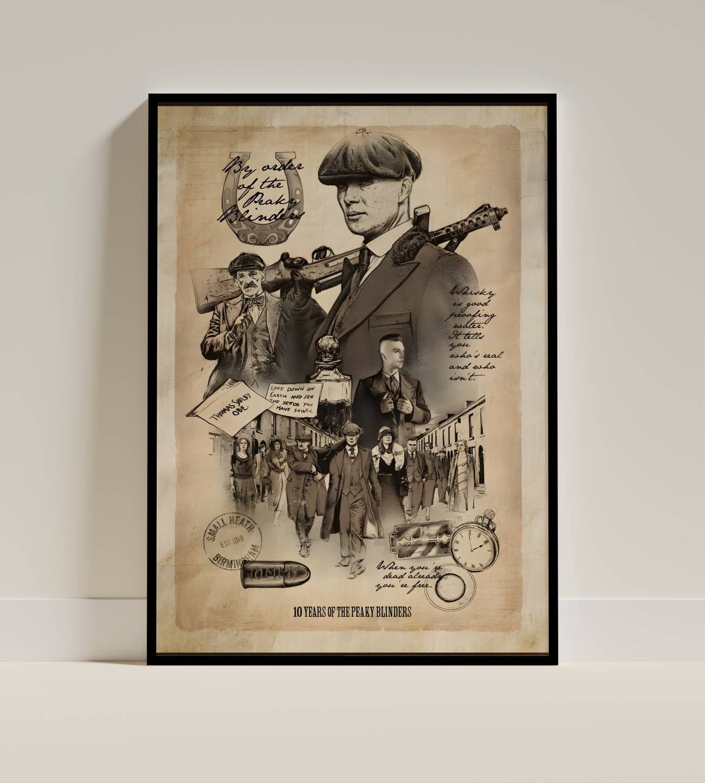 Peaky Blinders Vintage Art Frame