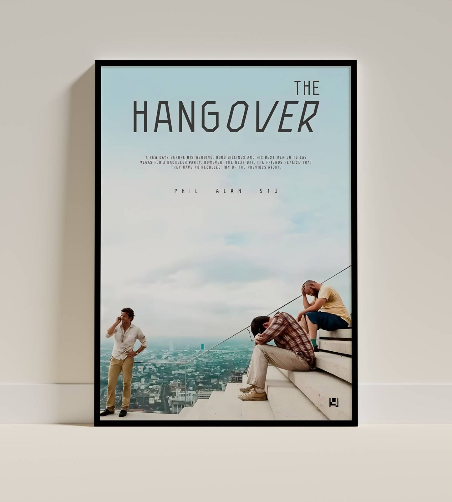 Hangover Movie Wild Vegas Trip Comedy Poster Frame