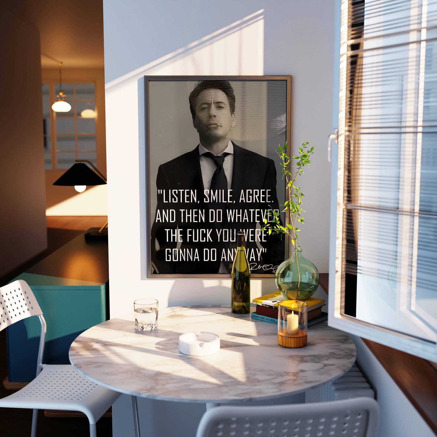 Robert Downey Jr Quote Frame