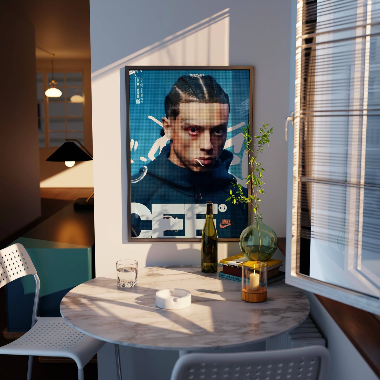 Central Cee Nike Poster Frame