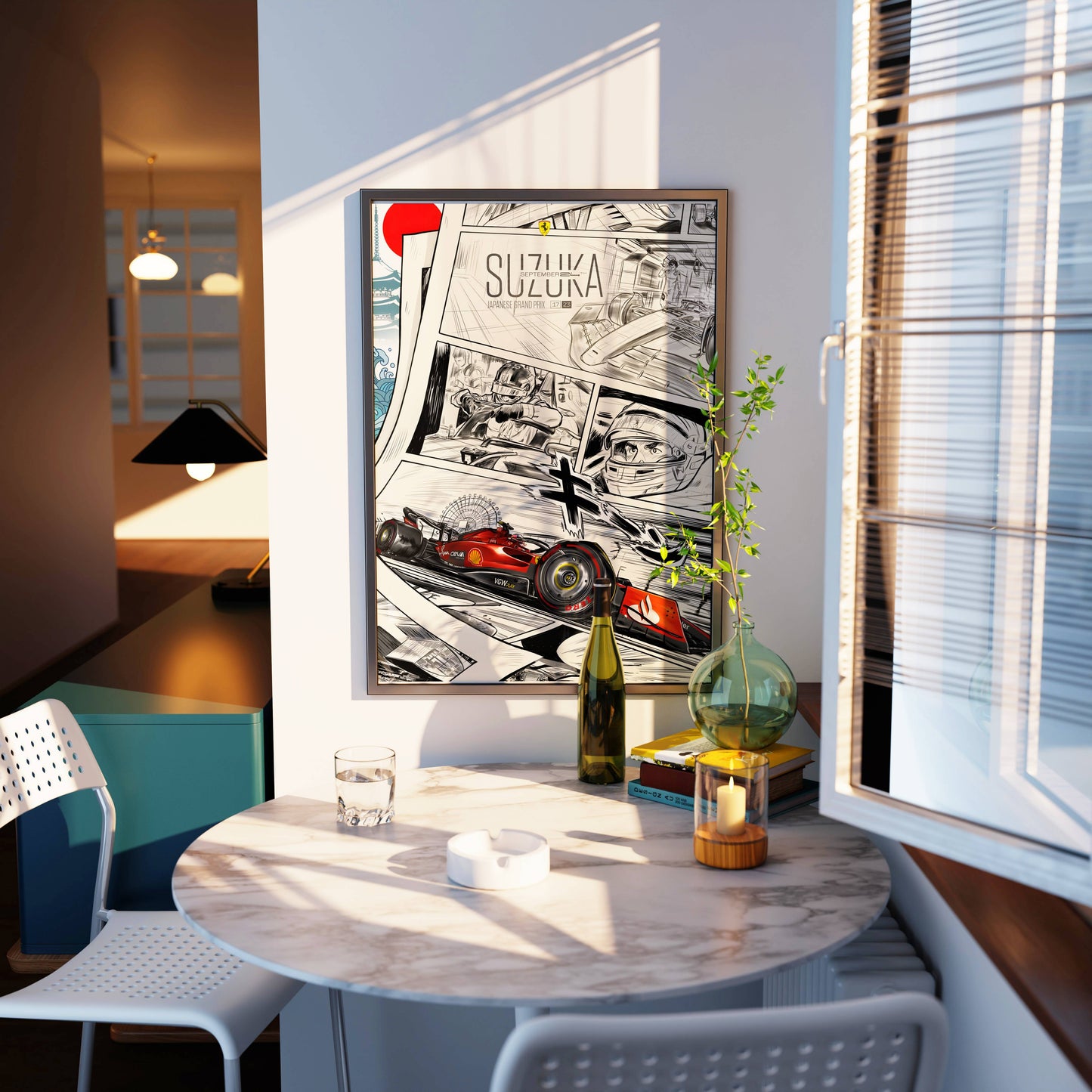 Suzuka Circuit F1 Poster Frame