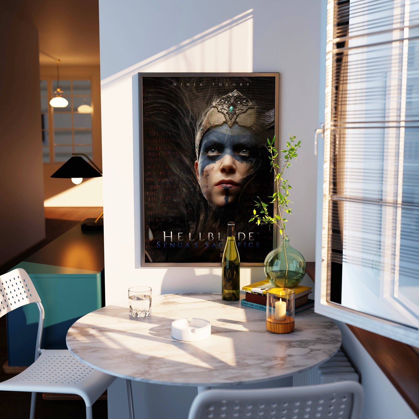 Hellblade Senua's Sacrifice Game Poster Frame