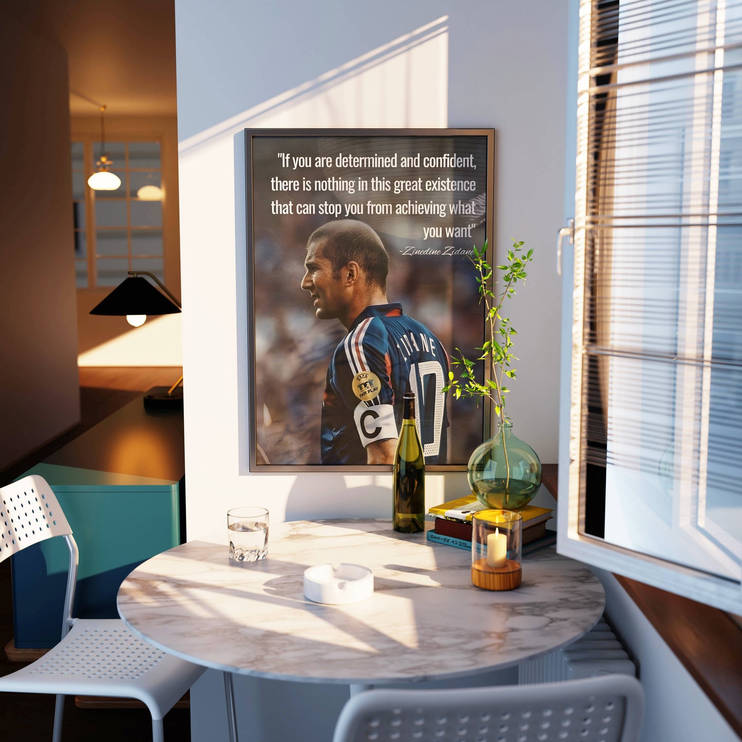 Zinedine Zidane Poster Frame