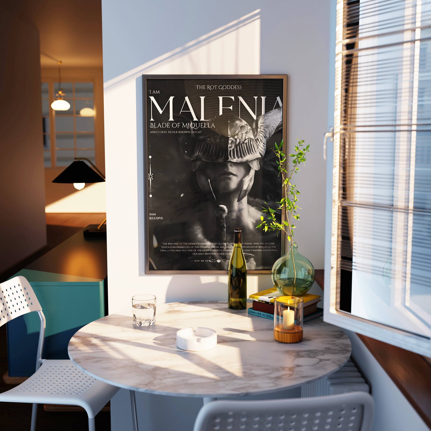 Malenia Blade of Miquella Elden Ring Poster Frame