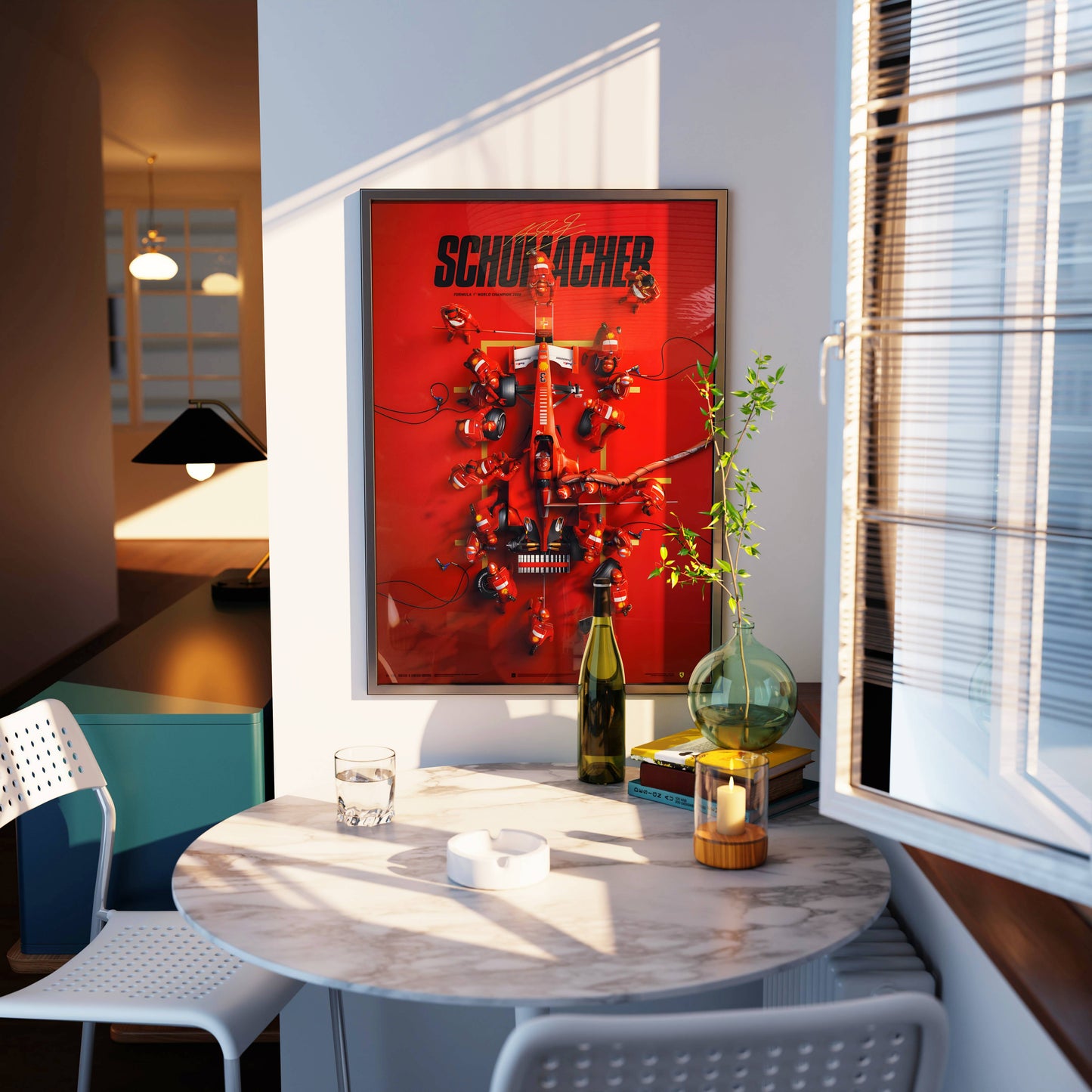 Schumacher F1 Legend Poster Frame