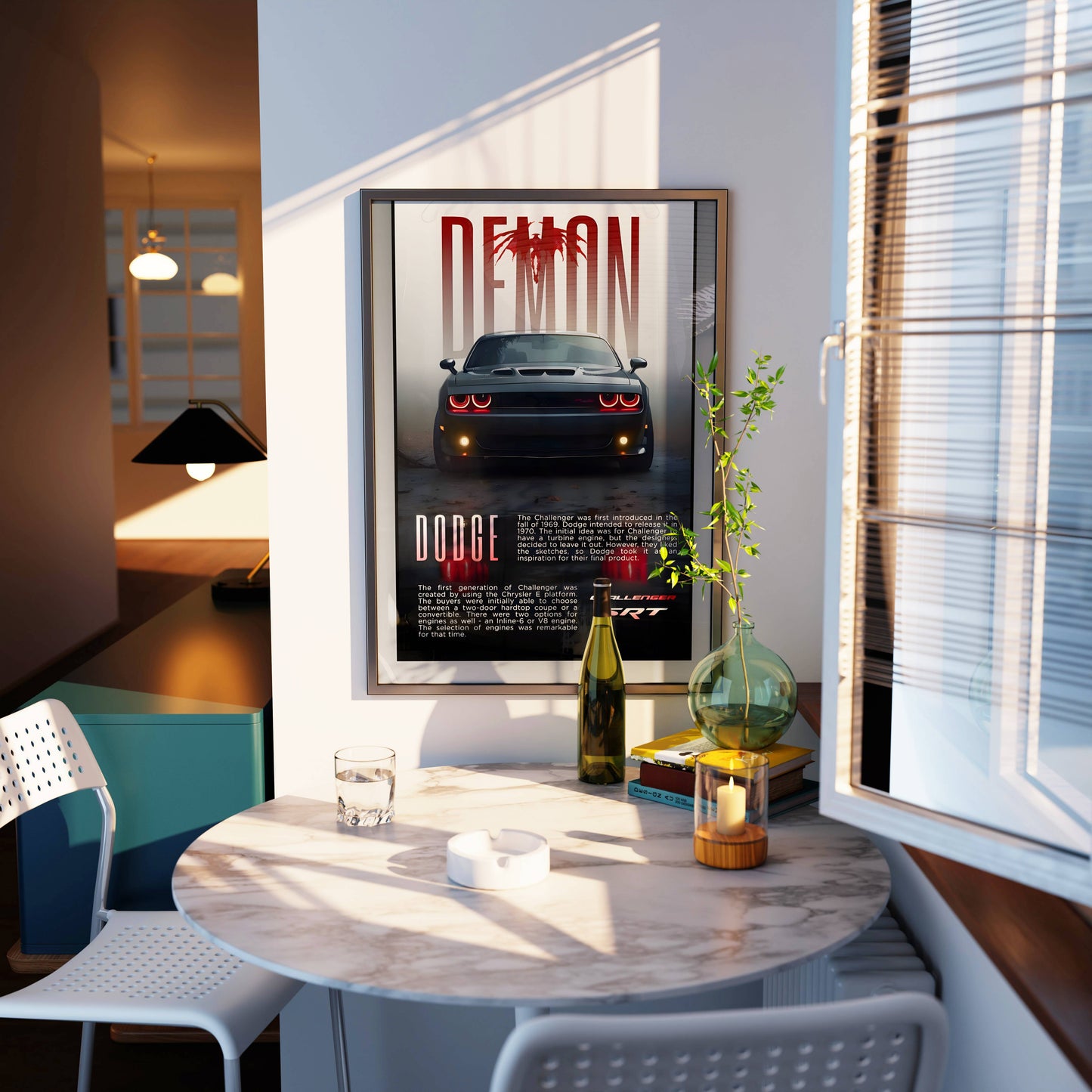Dodge Demon SRT Poster Frame