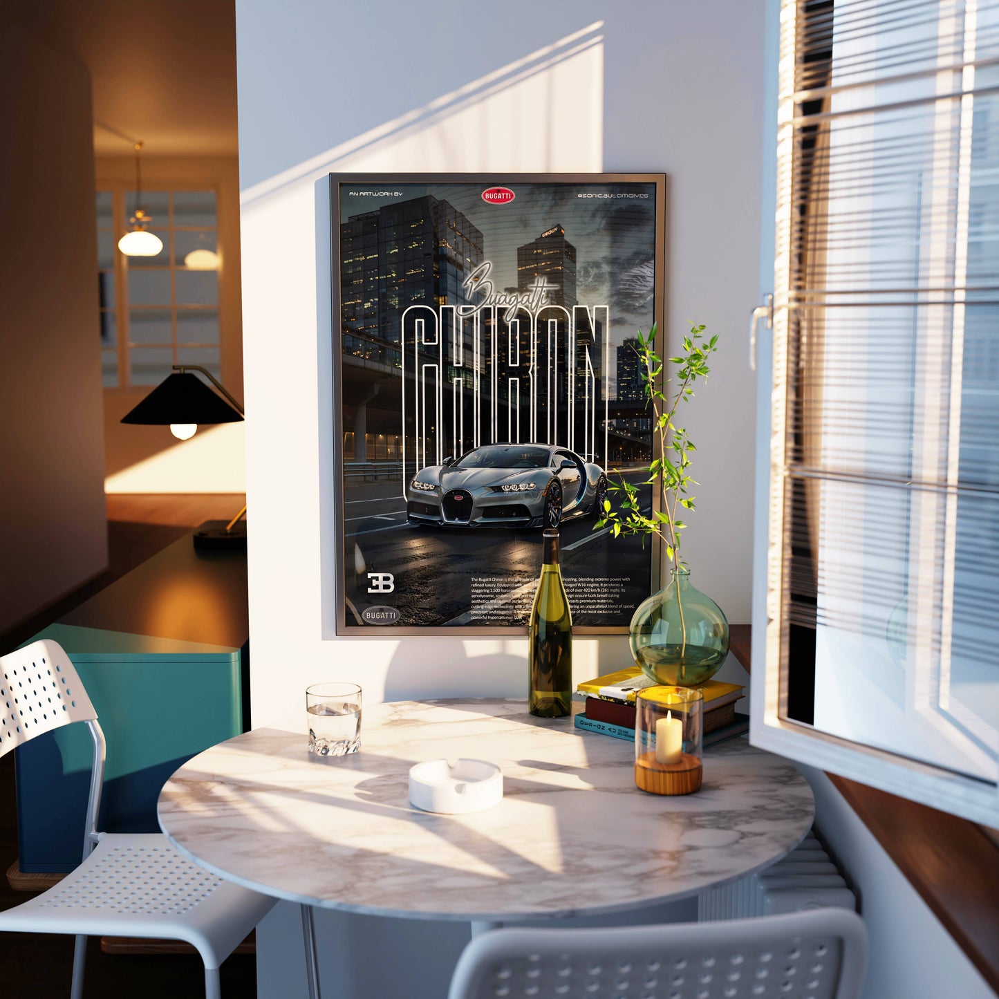 Bugatti Chiron Poster Frame