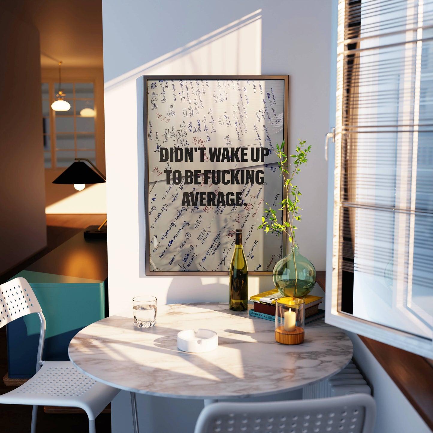 Don't Wake Up Average Motivational Frame