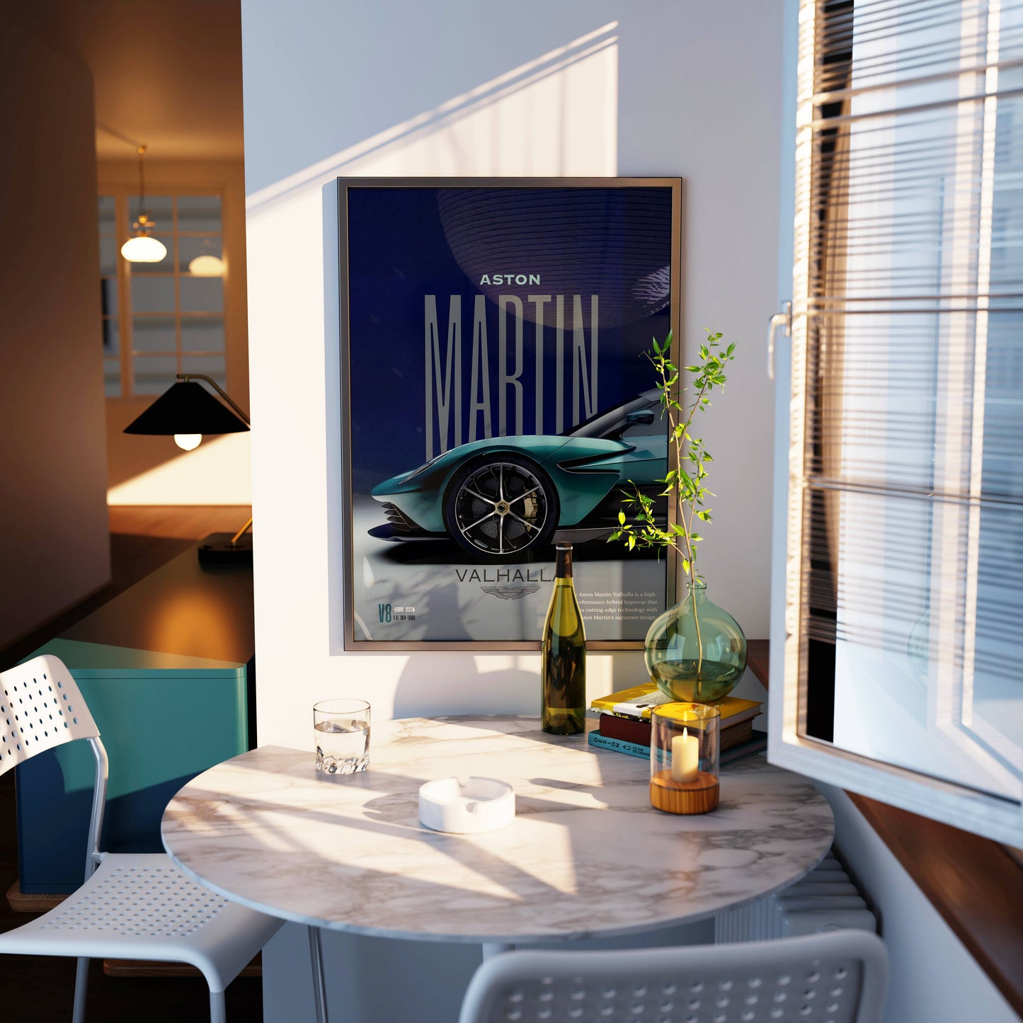 Aston Martin Car Poster Frame