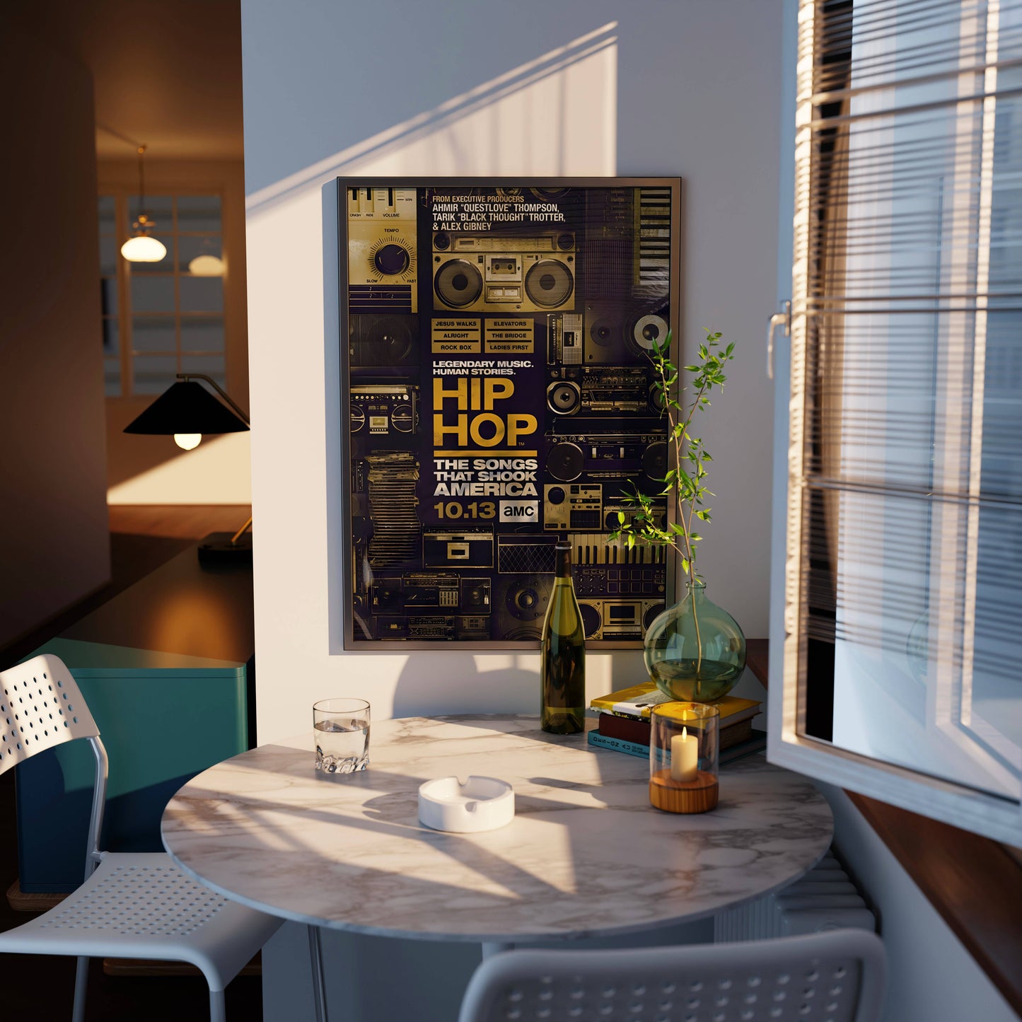 Hip Hop Music Culture Poster Frame