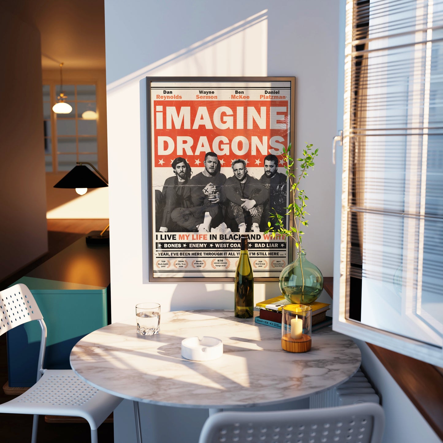 Imagine Dragons Band Poster Frame