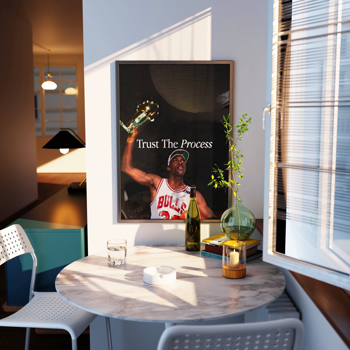 Michael Jordan Trust the Process Frame