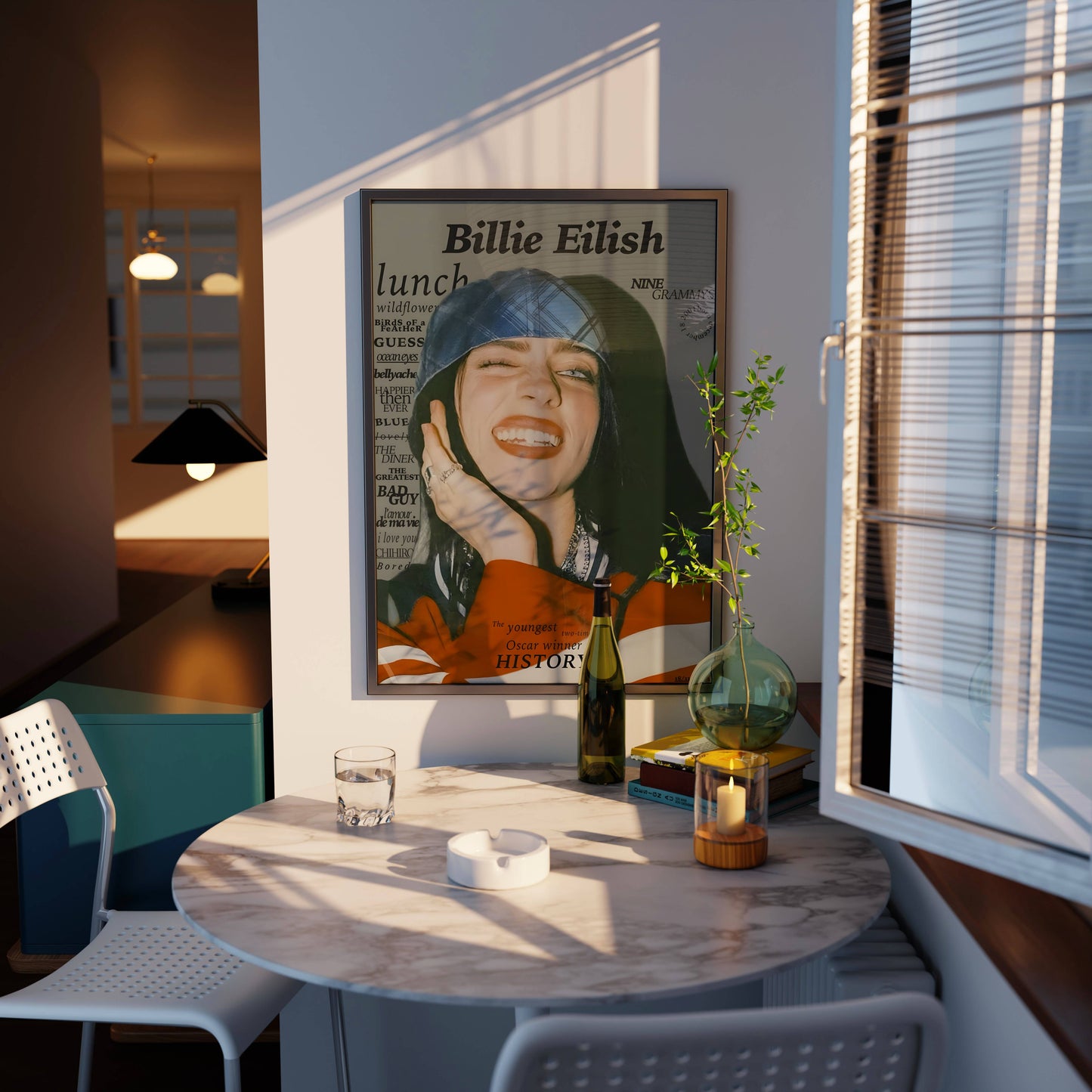 Billie Eilish Nine Grammys Frame