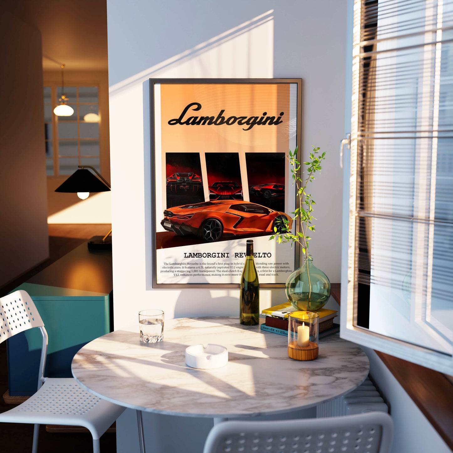 Lamborghini Revuelto Poster Frame