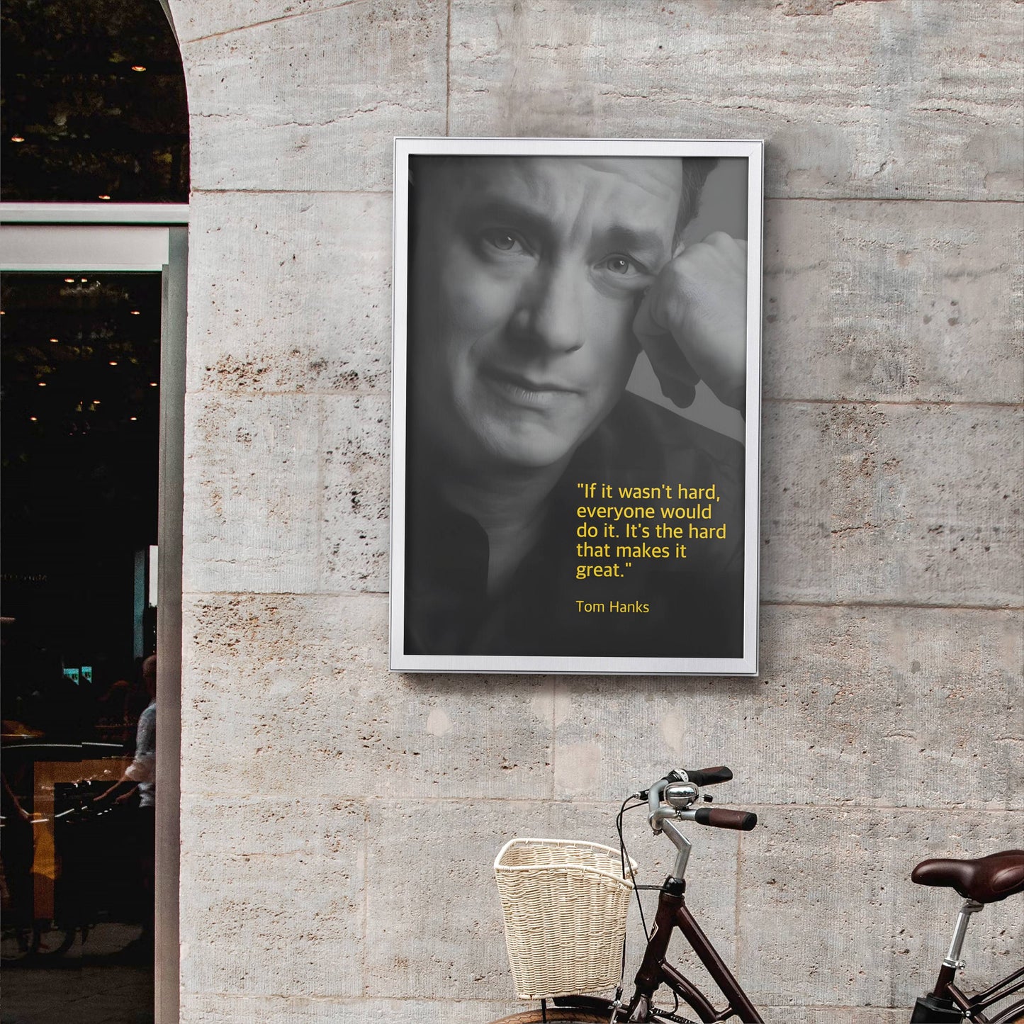 Tom Hanks Quote Frame