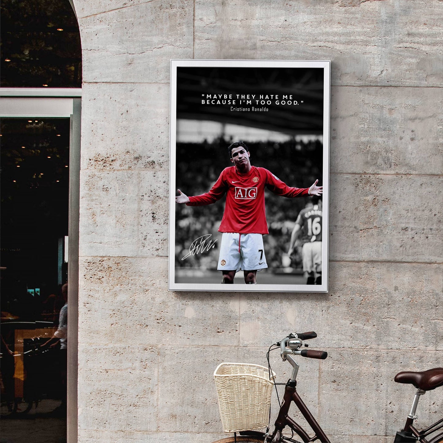 Ronaldo Manchester United Too Good Frame