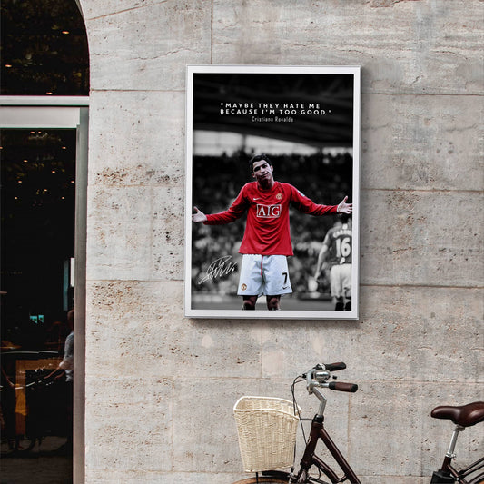 Ronaldo Manchester United Too Good Frame