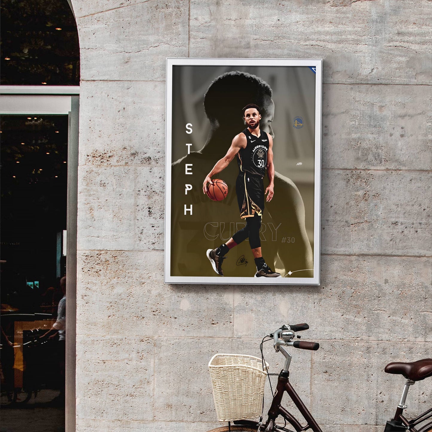Steph Curry Warriors Frame