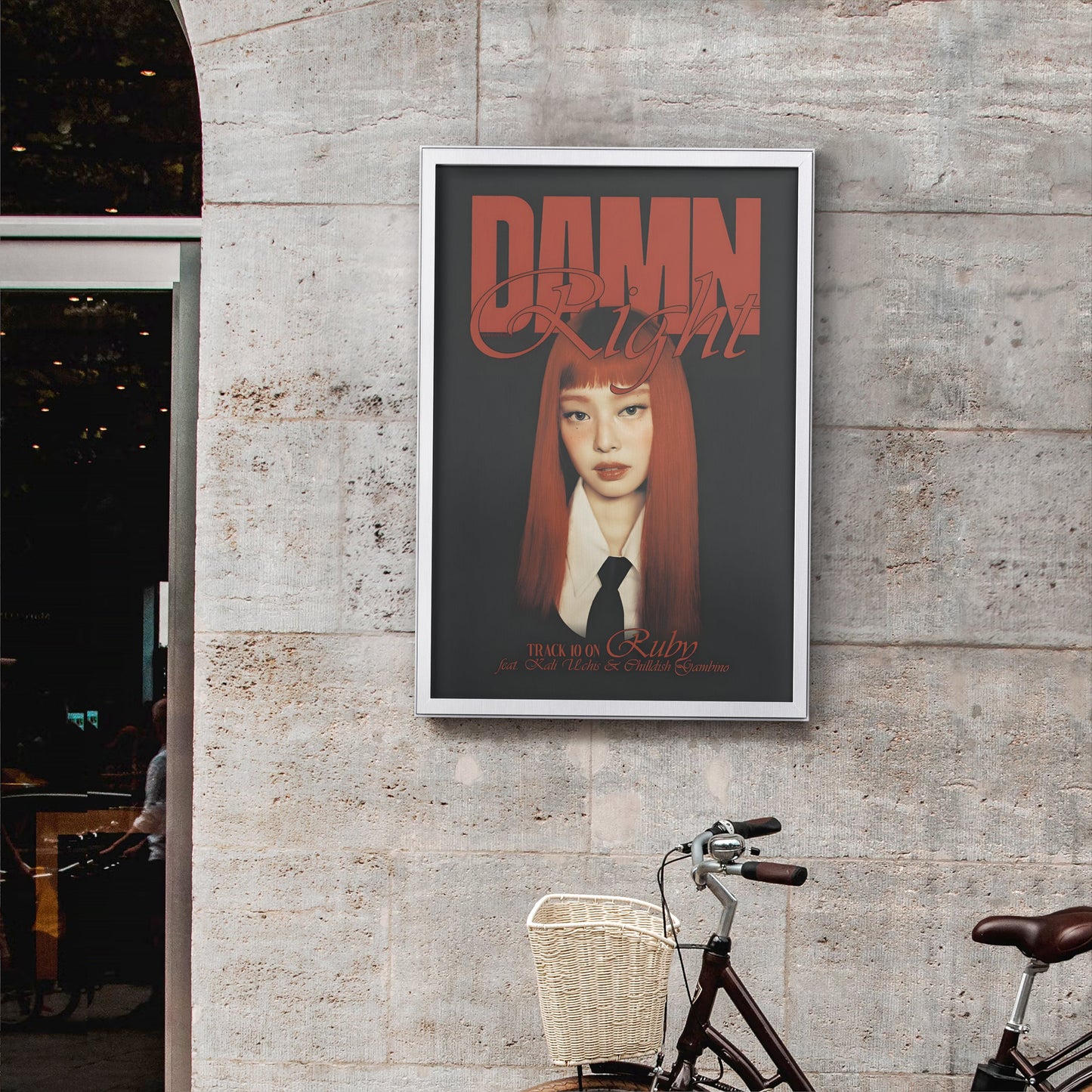 Jennie DAMN RIGHT Album Frame