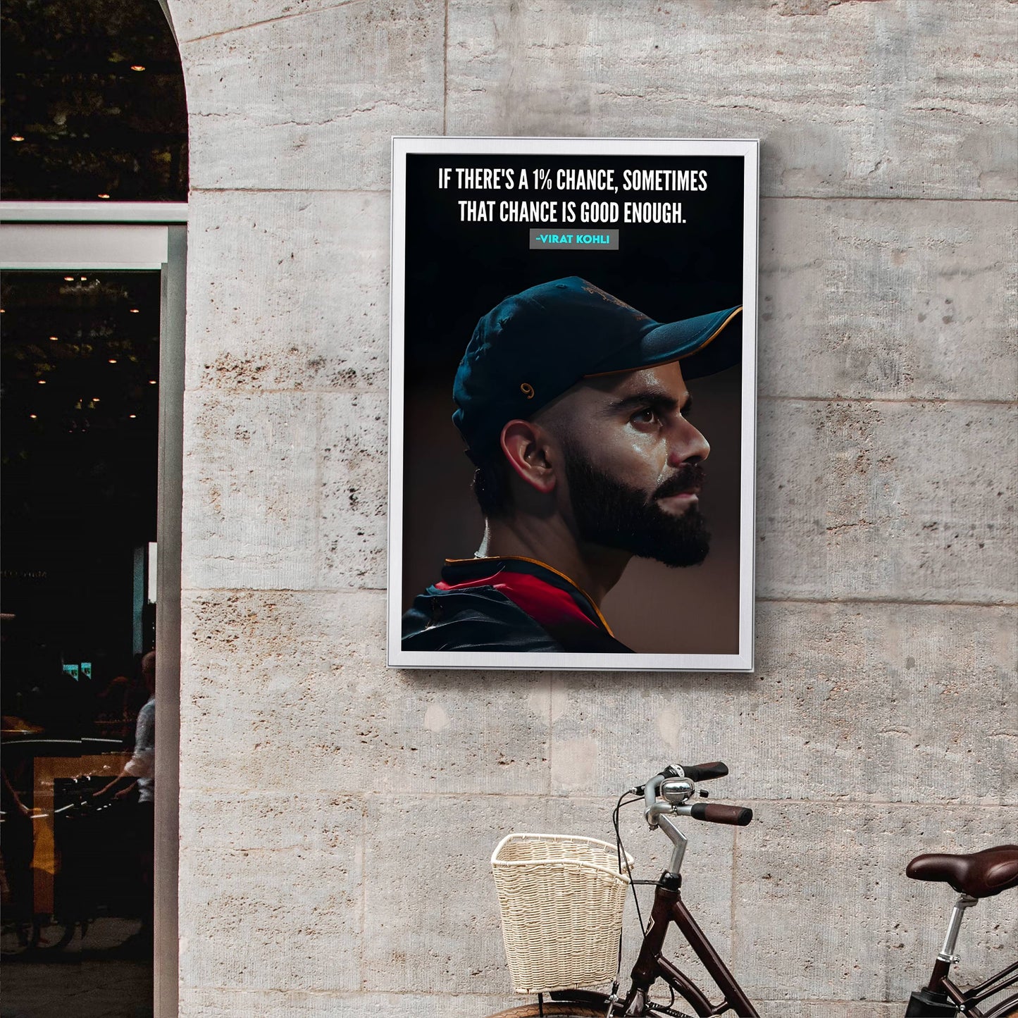 Virat Kohli 1% Chance Frame