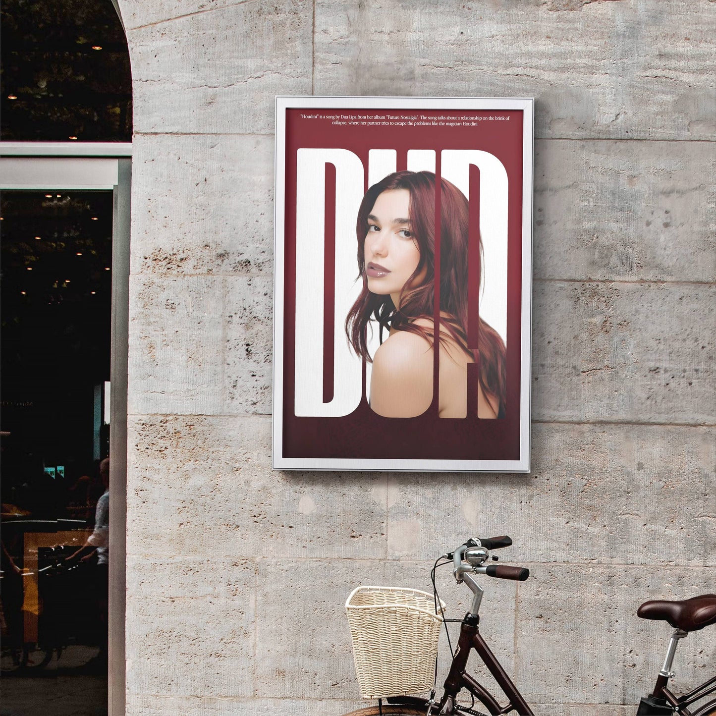 Dua Lipa Poster Frame